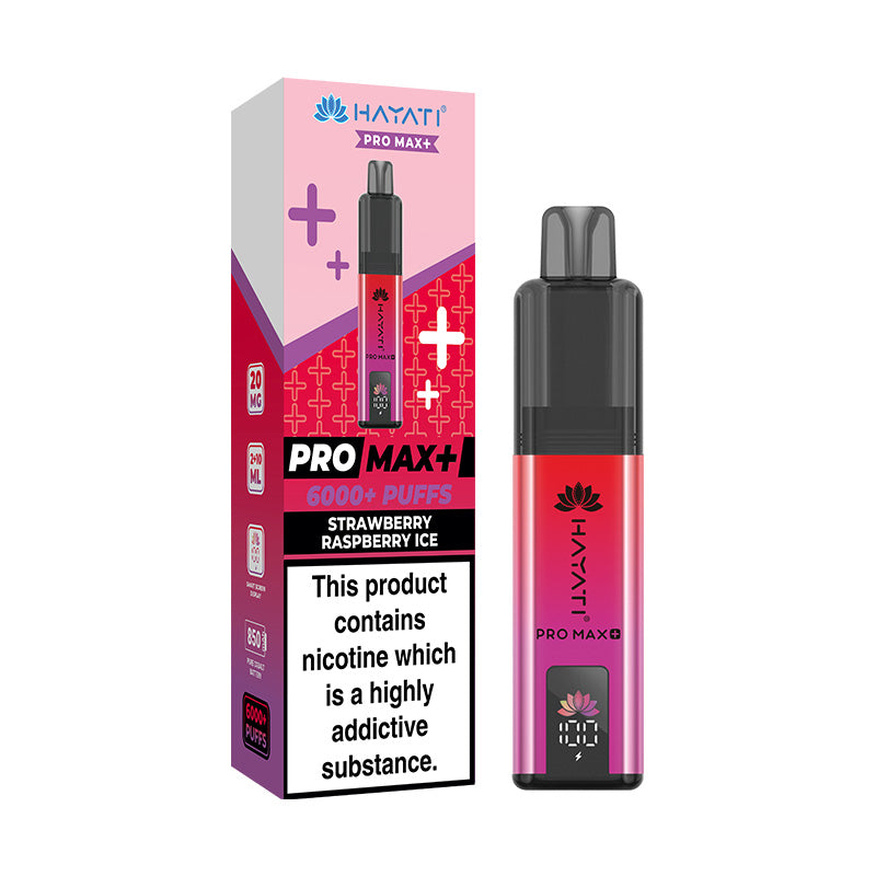 Hayati Pro Max 6K Strawberry Raspberry Ice Prefilled Pod Kit