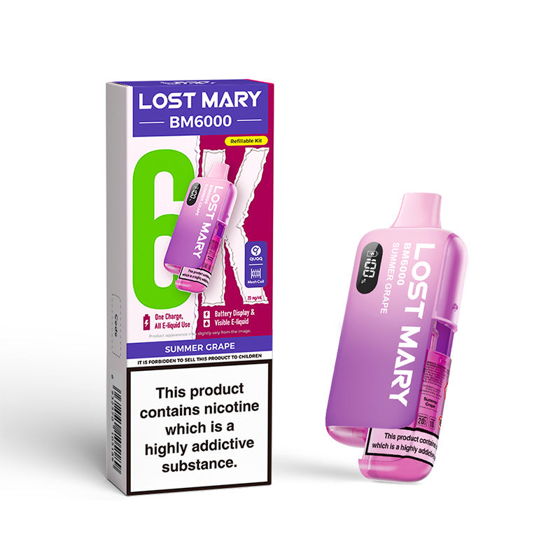 Lost Mary BM6000 Summer Grape Prefilled Pod Kit