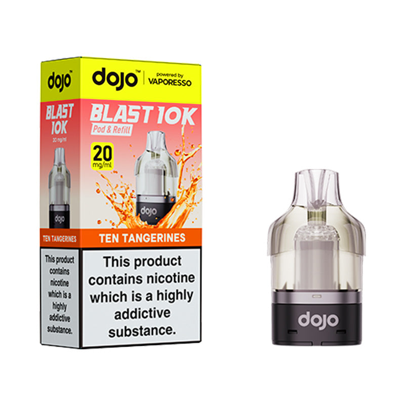 Vaporesso Dojo Blast 10K Ten Tangerines Prefilled Pod