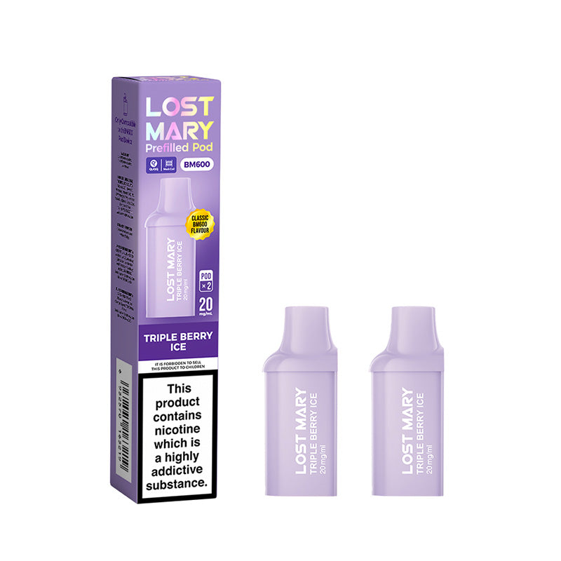 Lost Mary BM600 Triple Berry Ice Prefilled Pods 2 Pack