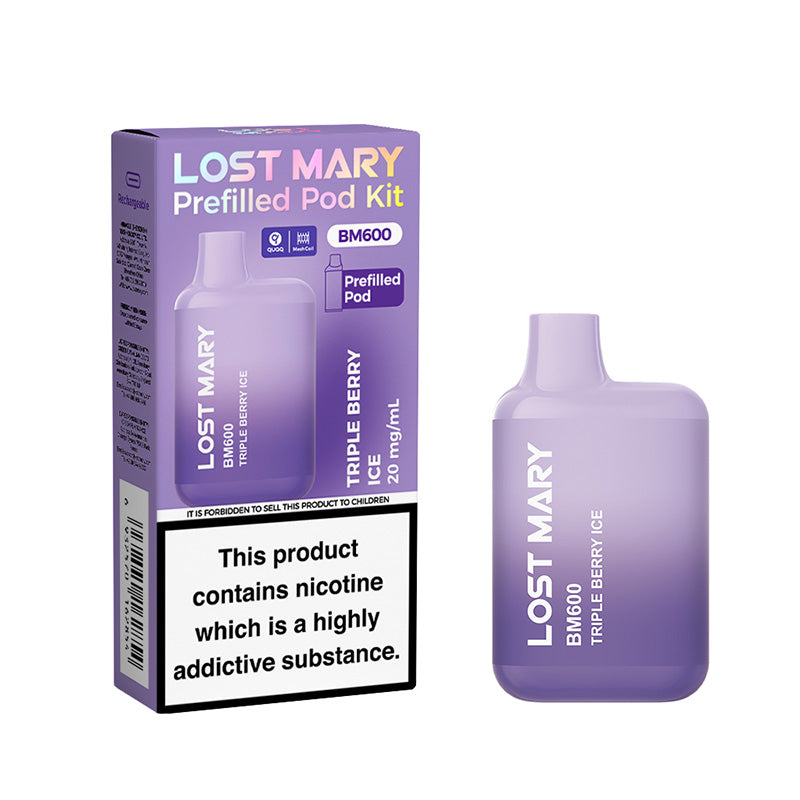 Lost Mary BM600 Triple Berry Ice Prefilled Pod Kit