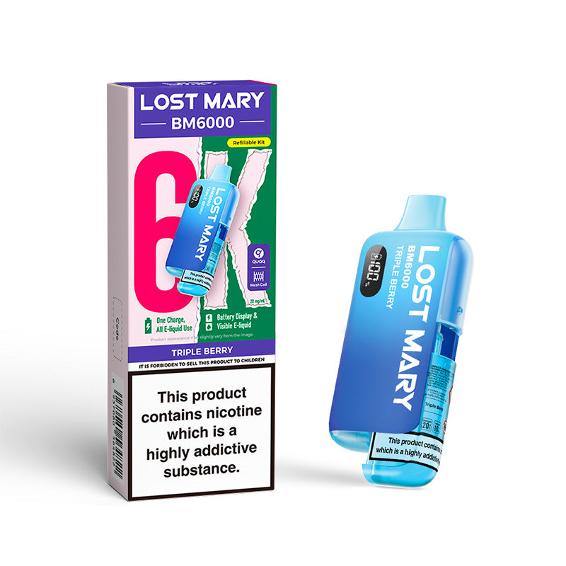 Lost Mary BM6000 Triple Berry Prefilled Pod Kit