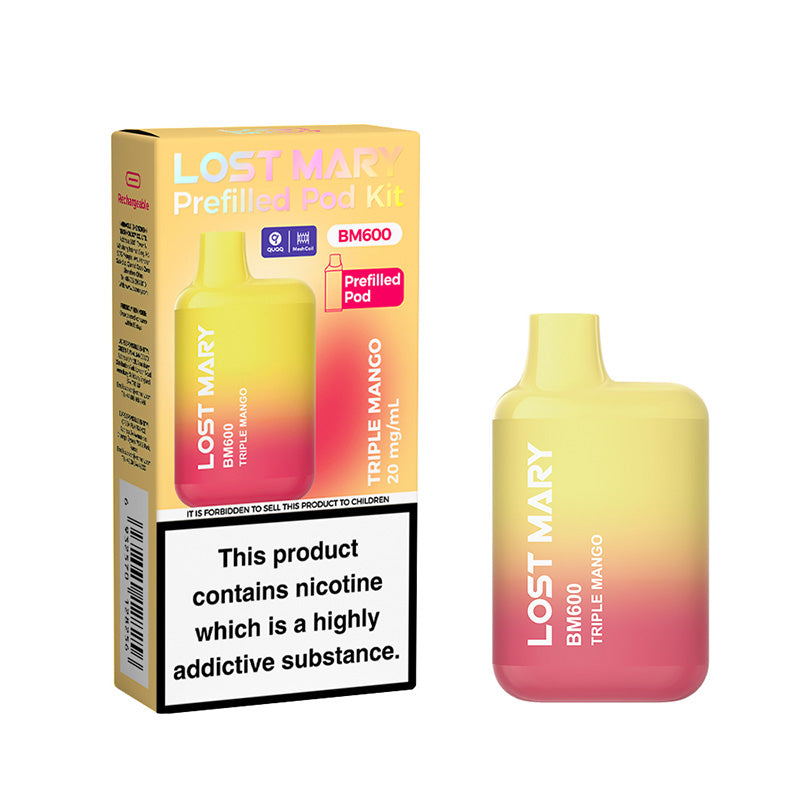 Lost Mary BM600 Triple Mango Prefilled Pod Kit