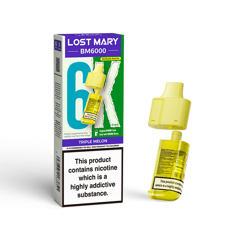Lost Mary BM6000 Triple Melon Prefilled Pod