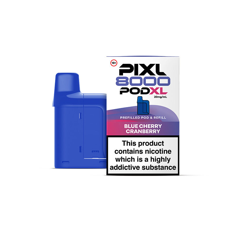 PIXL 8000 Blue Cherry Cranberry Prefilled Pod