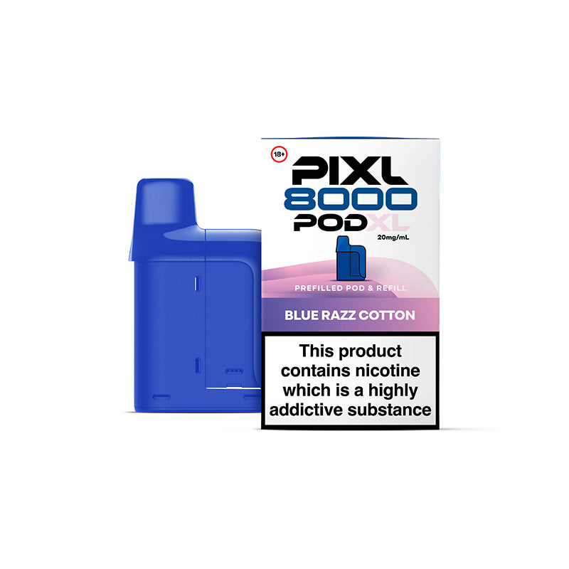 PIXL 8000 Blue Razz Cotton Prefilled Pod