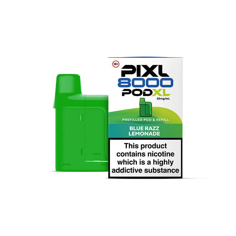 PIXL 8000 Blue Razz Lemonade Prefilled Pod