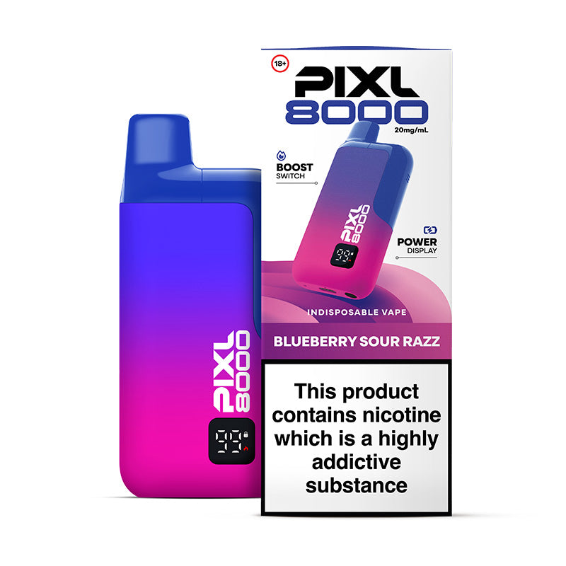 PIXL 8000 Blueberry Sour Razz Prefilled Pod Kit