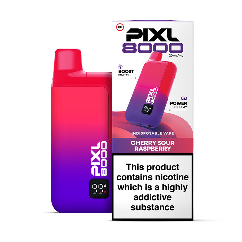 PIXL 8000 Cherry Sour Raspberry Prefilled Pod Kit