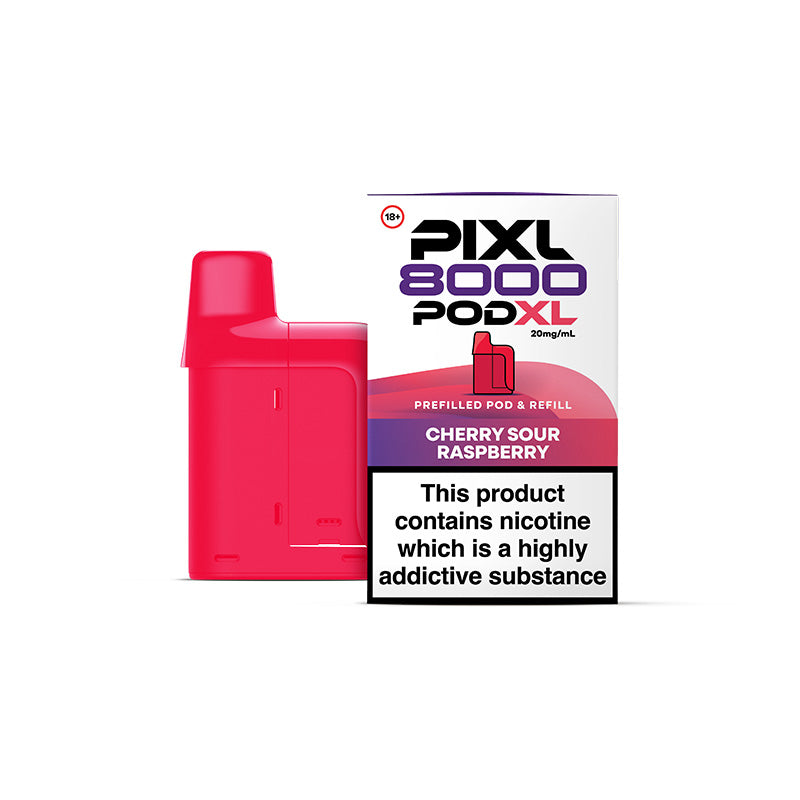 PIXL 8000 Cherry Sour Raspberry Prefilled Pod