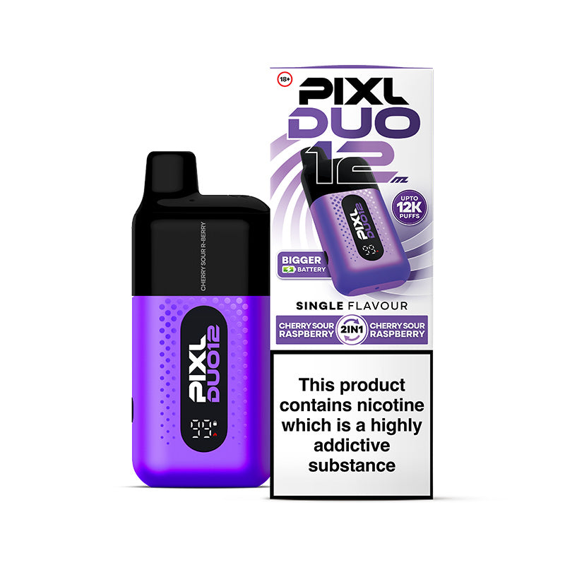 PIXL Duo 12 Cherry Sour Raspberry Prefilled Pod Kit