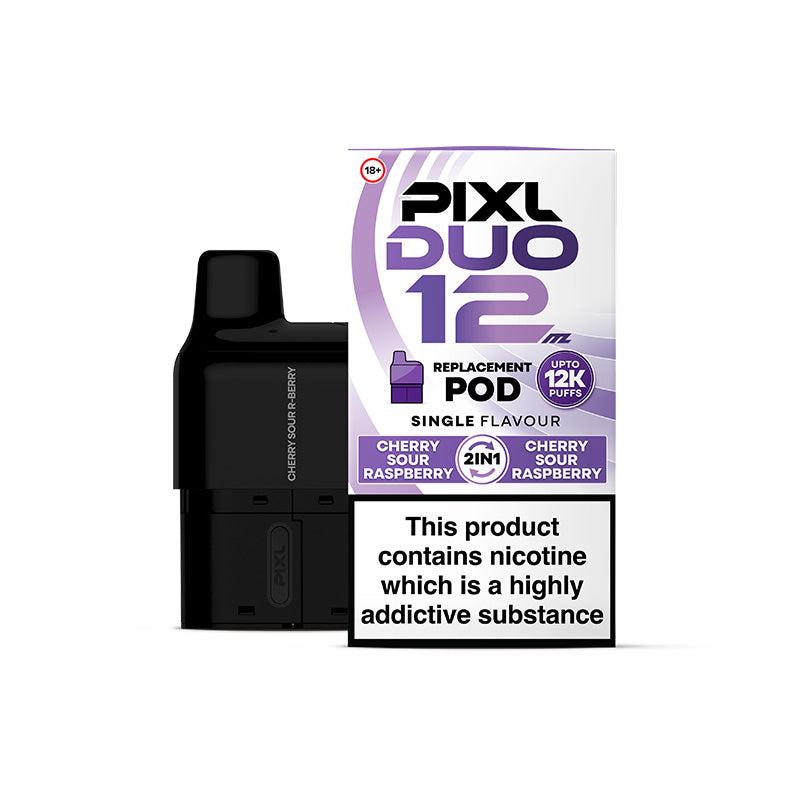 PIXL Duo 12 Cherry Sour Raspberry Prefilled Pod
