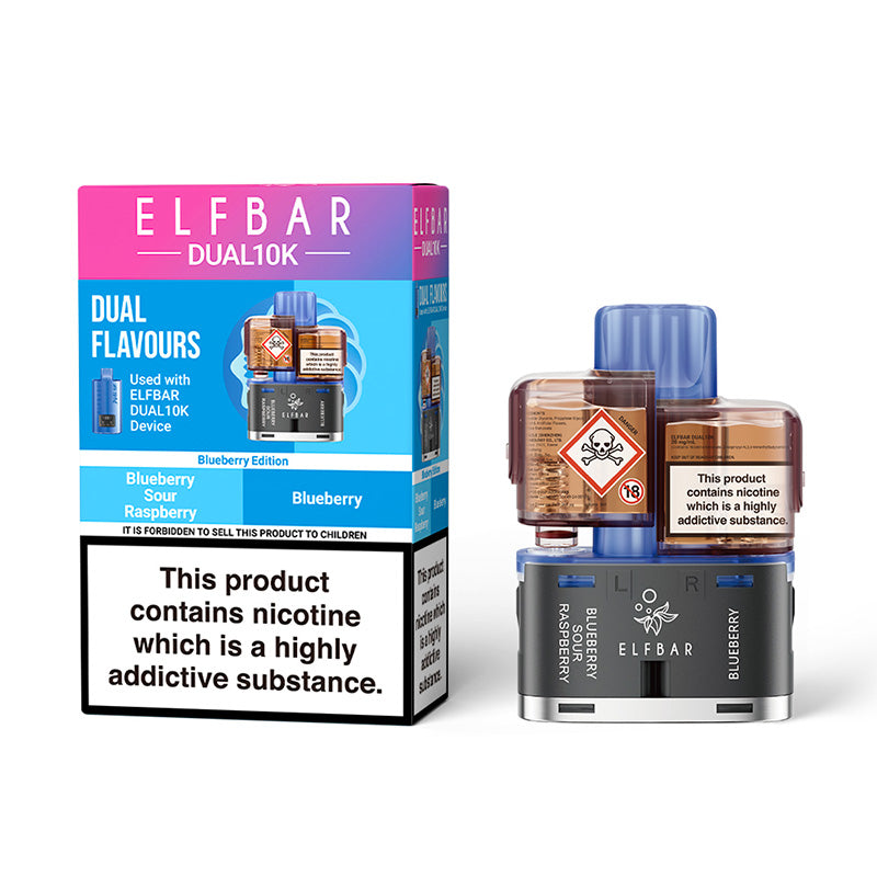 ELF BAR Dual 10K Blueberry Edition Prefilled Pod