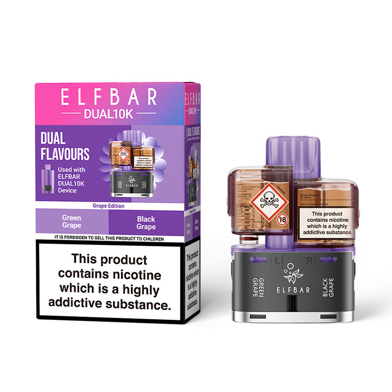 ELF BAR Dual 10K Grape Edition Prefilled Pod