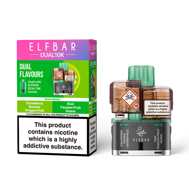 ELF BAR Dual 10K Green Edition Prefilled Pod