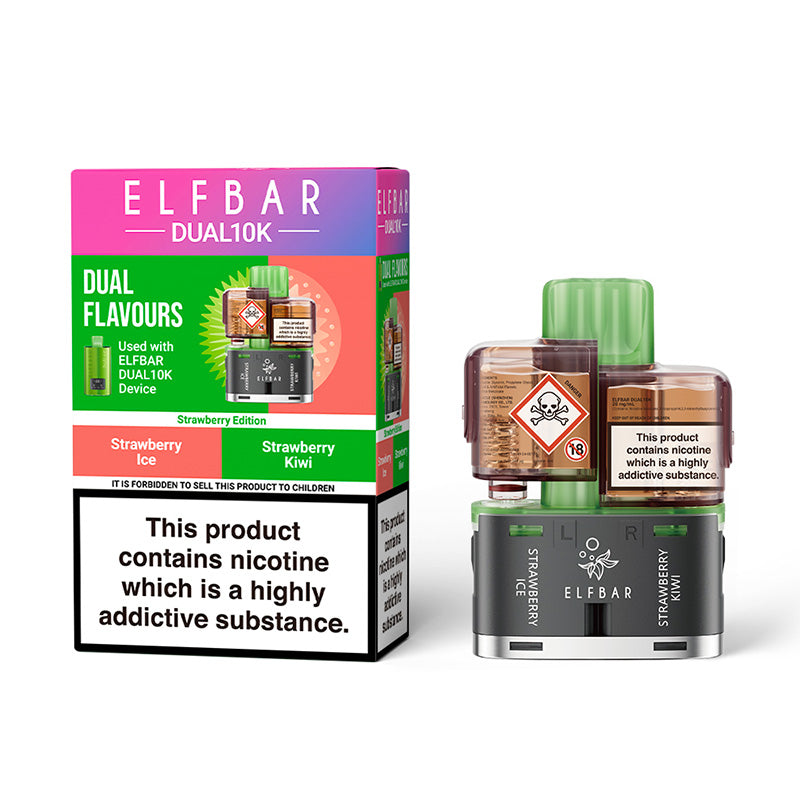 ELF BAR Dual 10K Strawberry Edition Prefilled Pod