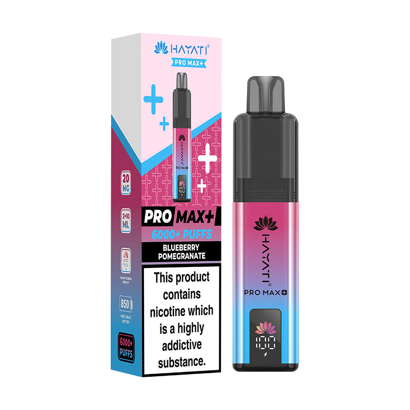 Hayati Pro Max 6K Blueberry Pomegranate Prefilled Pod Kit