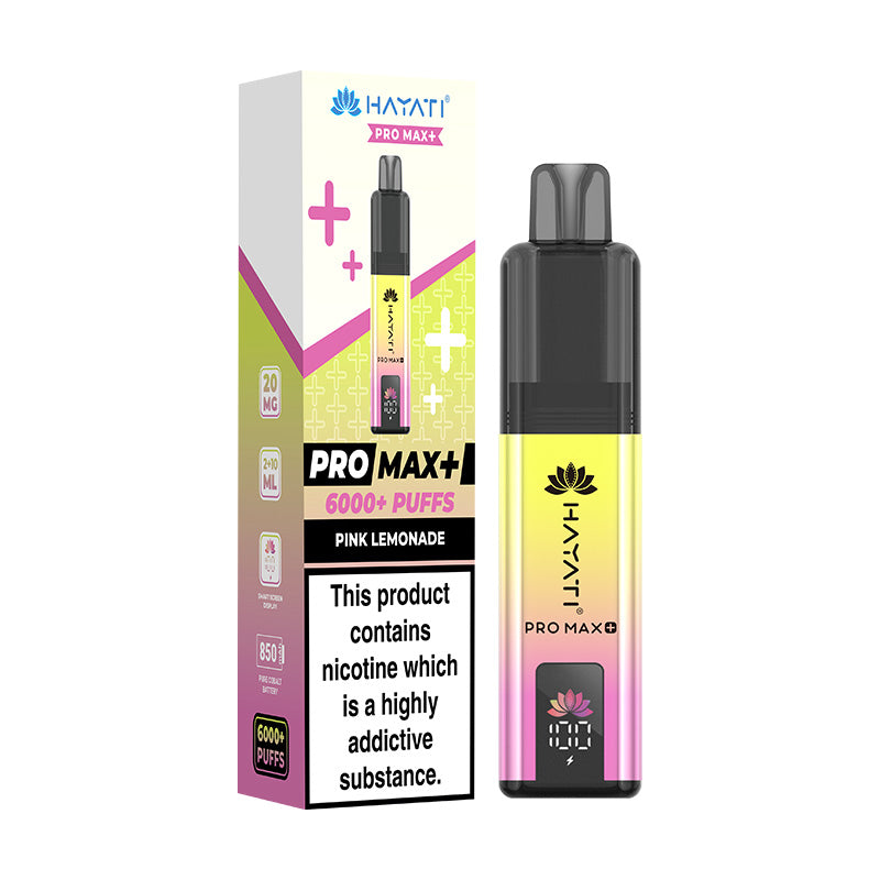 Hayati Pro Max 6K Pink Lemonade Prefilled Pod Kit