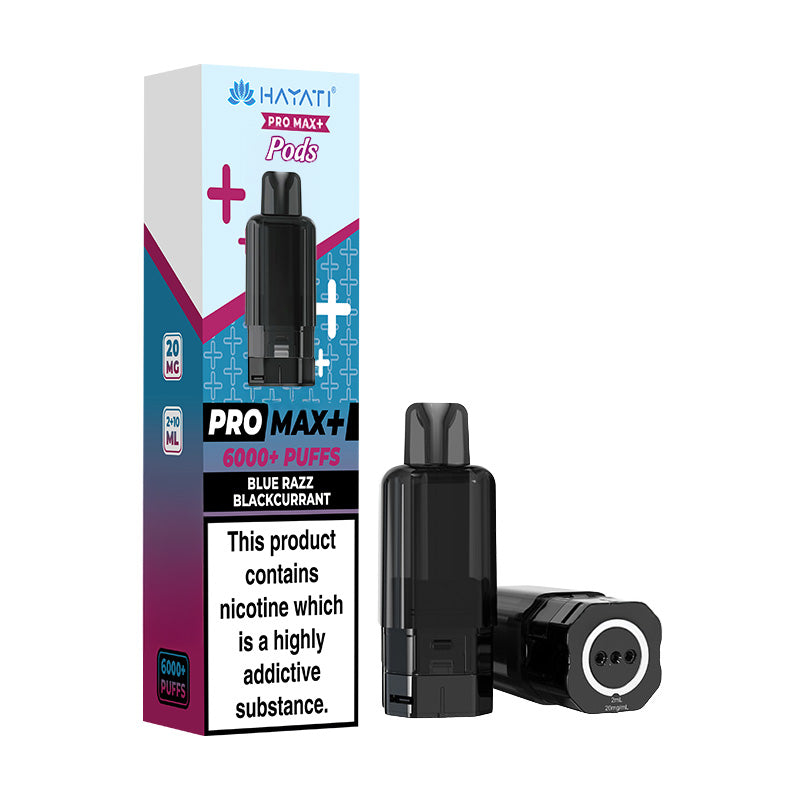 Hayati Pro Max Blue Razz Blackcurrant Prefilled Pod