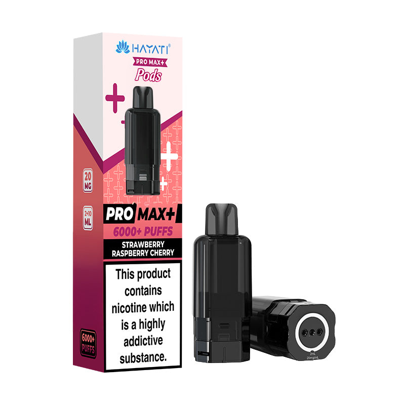 Hayati Pro Max Strawberry Raspberry Cherry Prefilled Pod