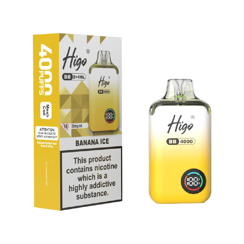 Higo BB 4000 Banana Ice Prefilled Pod Kit