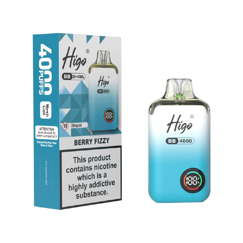 Higo BB 4000 Berry Fizzy Prefilled Pod Kit