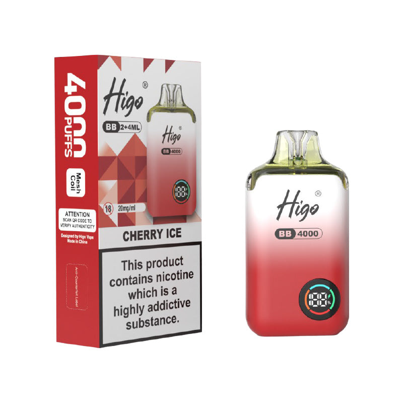Higo BB 4000 Cherry Ice Prefilled Pod Kit
