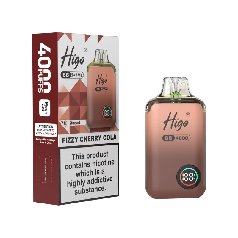 Higo BB 4000 Fizzy Cherry Cola Prefilled Pod Kit