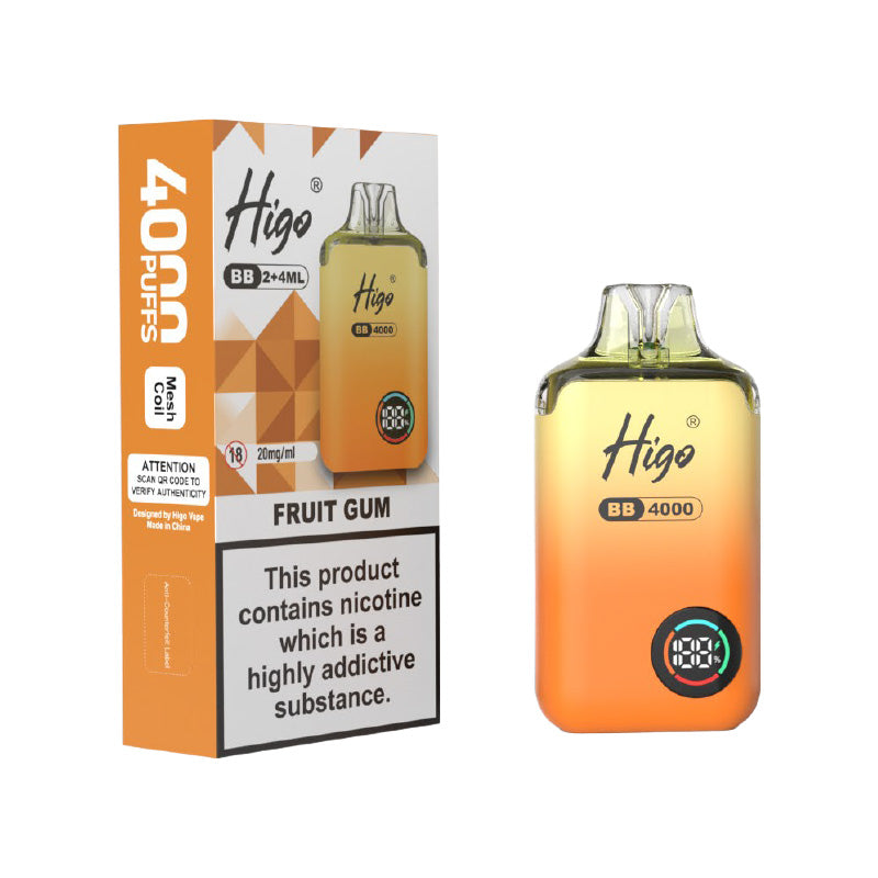 Higo BB 4000 Fruit Gum Prefilled Pod Kit