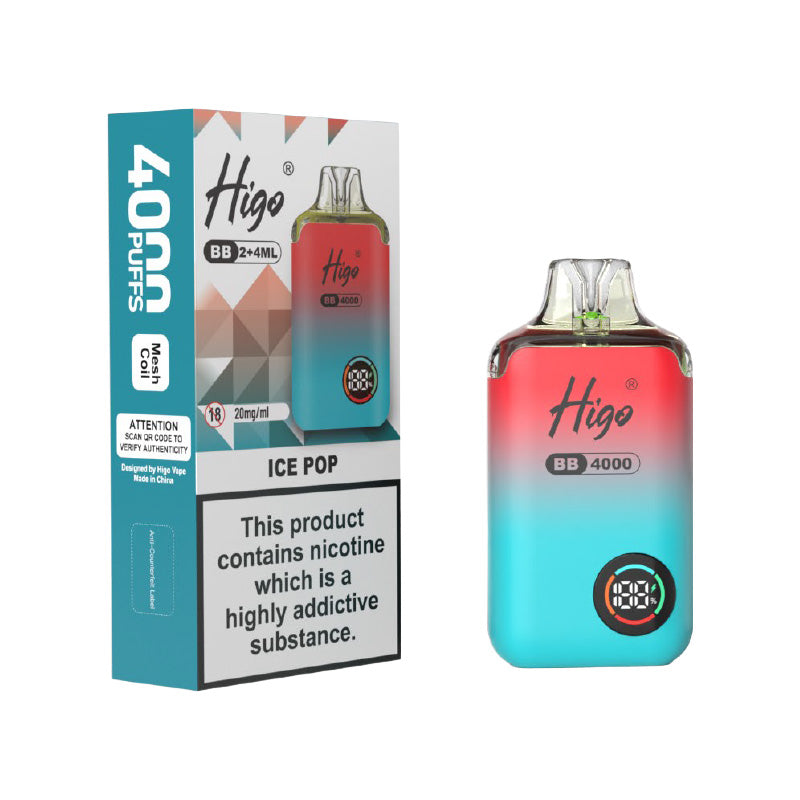 Higo BB 4000 Ice Pop Prefilled Pod Kit
