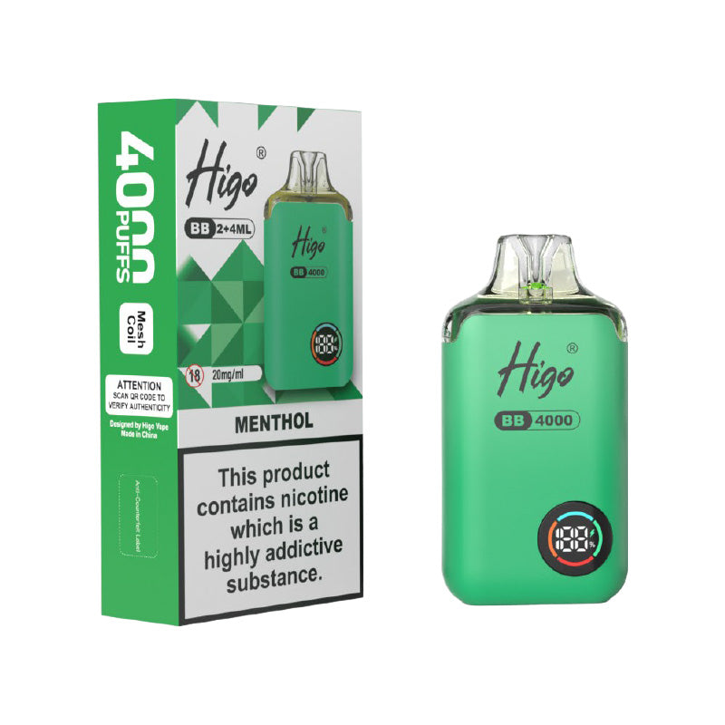 Higo BB 4000 Menthol Prefilled Pod Kit