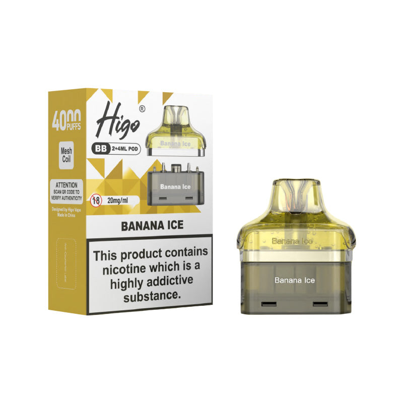 Higo BB 4000 Banana Ice Prefilled Pod