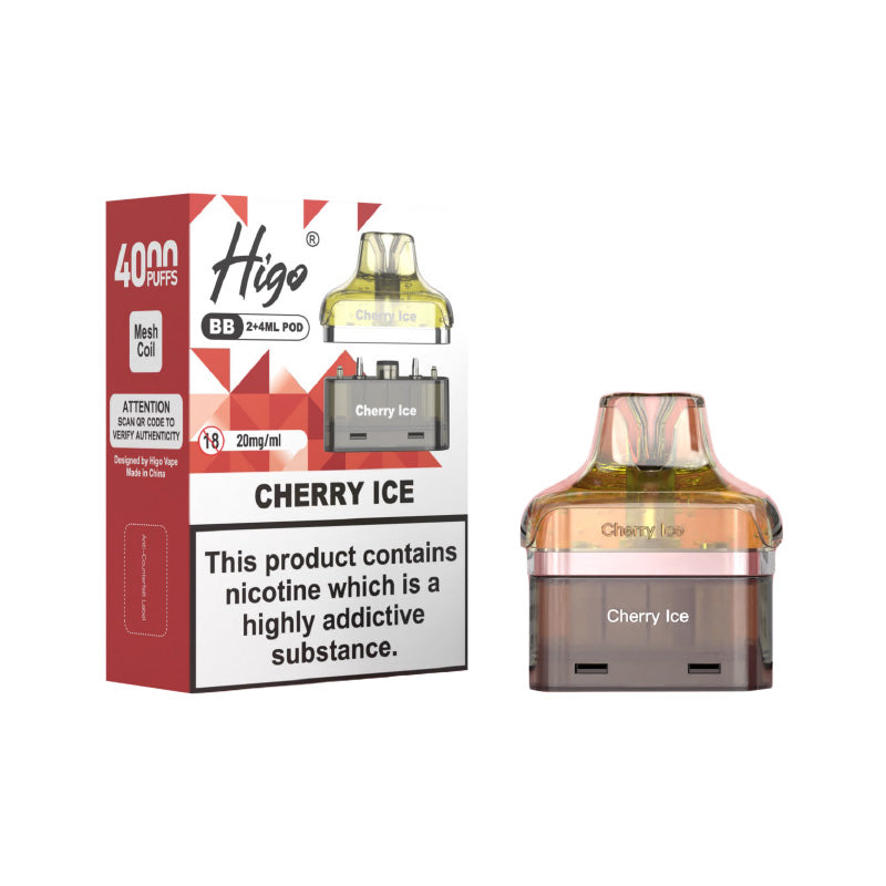 Higo BB 4000 Cherry Ice Prefilled Pod