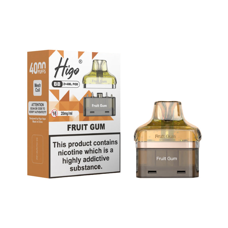 Higo BB 4000 Fruit Gum Prefilled Pod