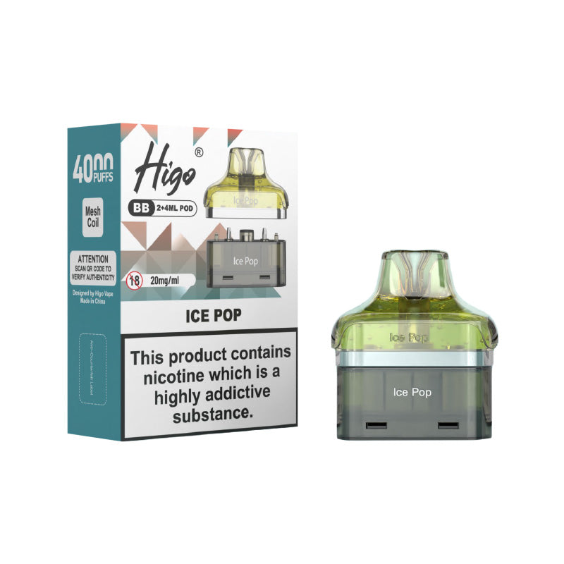 Higo BB 4000 Ice Pop Prefilled Pod