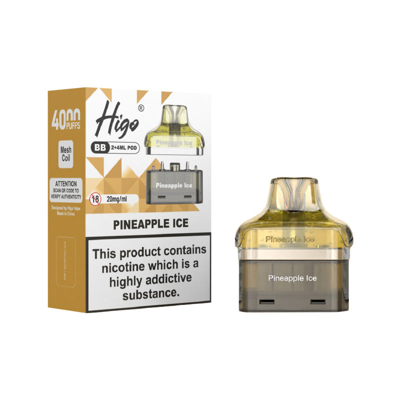 Higo BB 4000 Pineapple Ice Prefilled Pod