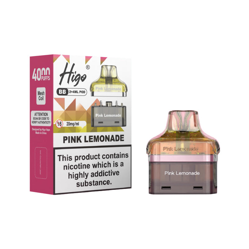 Higo BB 4000 Pink Lemonade Prefilled Pod
