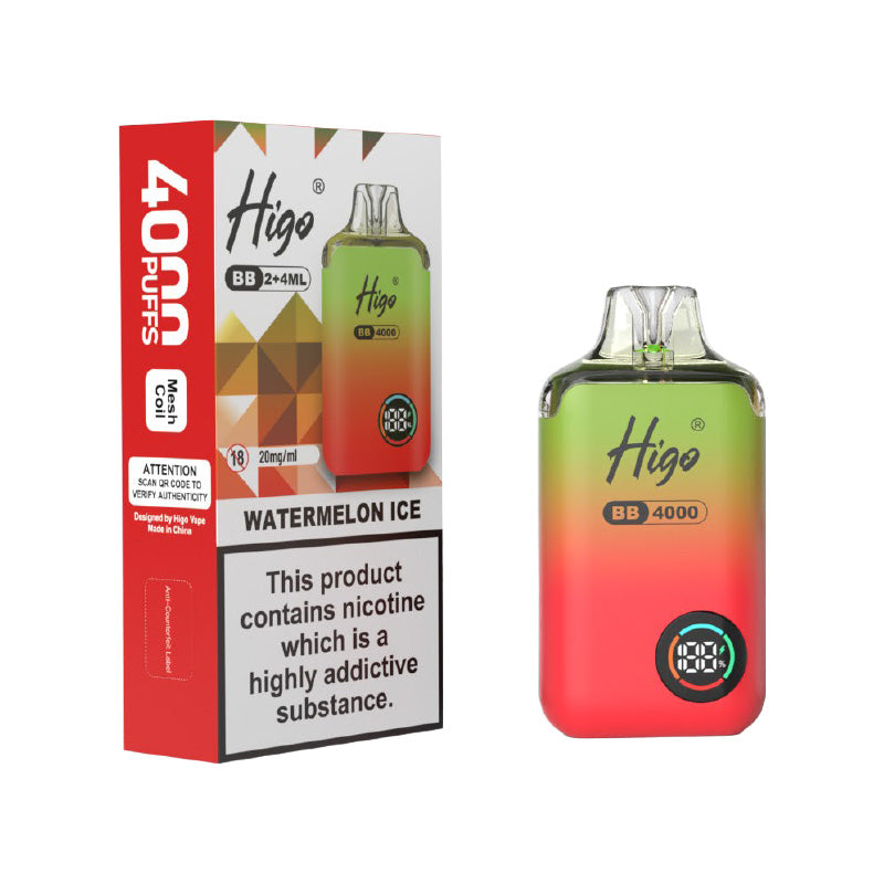 Higo BB 4000 Watermelon Ice Prefilled Pod Kit