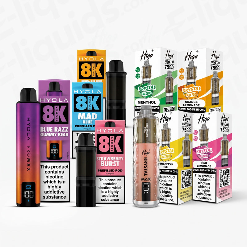 Higo Krystal & Hyola Pro Max Bundle - 2 Kits & 8 Pods (10-Pack)