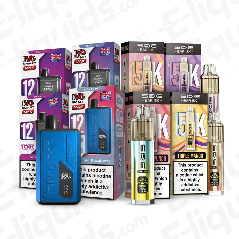 IVG Smart Max & SKE 15K Bundle - 2 Kits & 8 Pods (10-Pack)