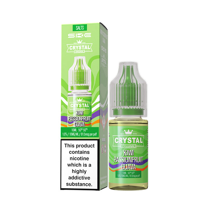 SKE Crystal Kiwi Passionfruit Guava Nic Salt