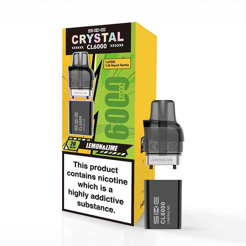 SKE Crystal CL6000 Lemon & Lime Prefilled Pod
