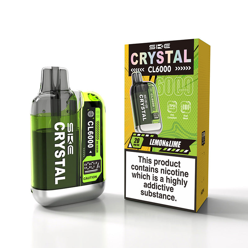 SKE Crystal CL6000 Lemon Lime Prefilled Pod Kit
