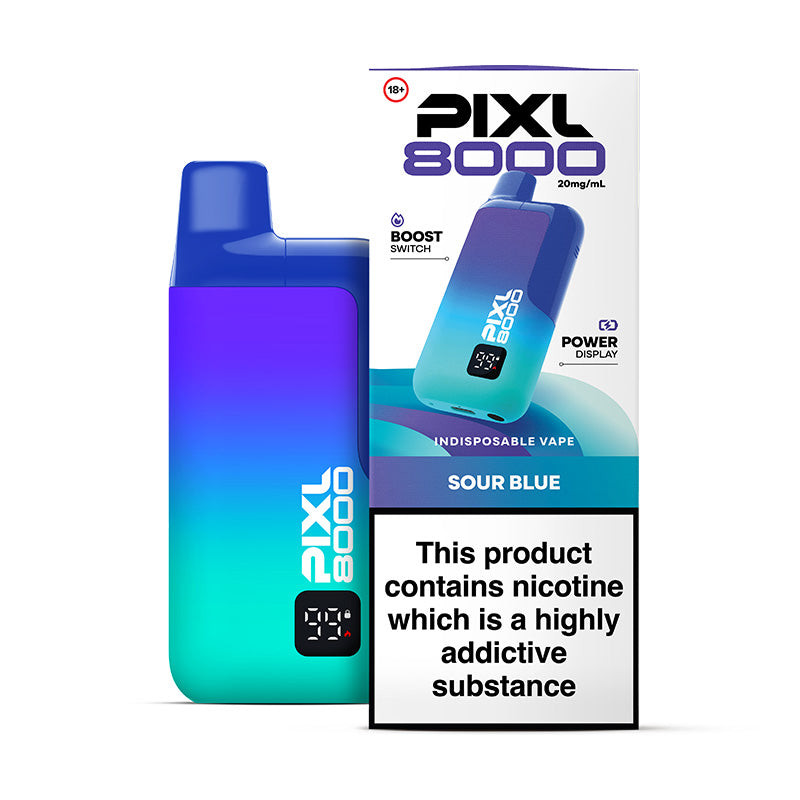 PIXL 8000 Sour Blue Prefilled Pod Kit