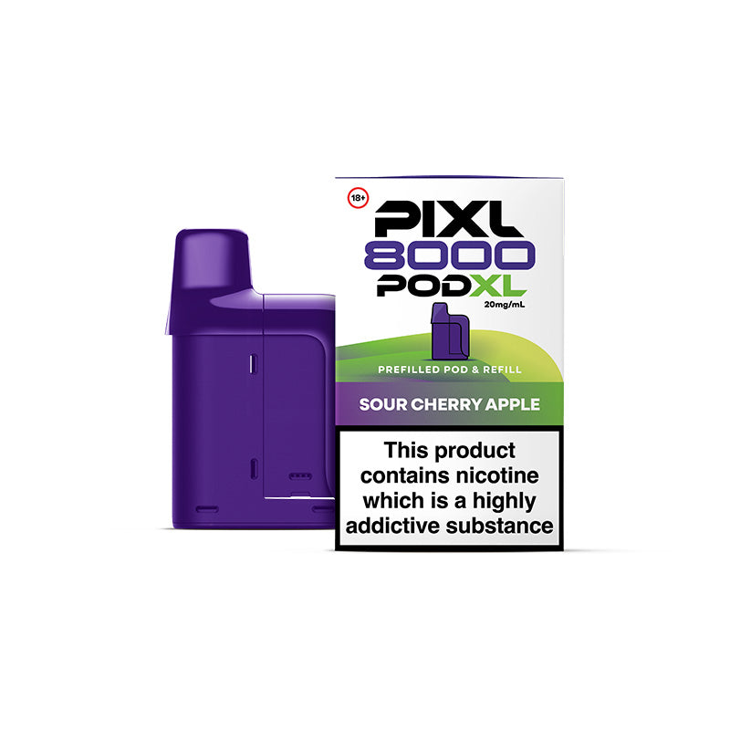 PIXL 8000 Sour Cherry Apple Prefilled Pod