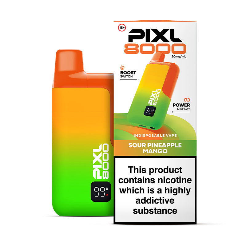 PIXL 8000 Sour Pineapple Mango Prefilled Pod Kit