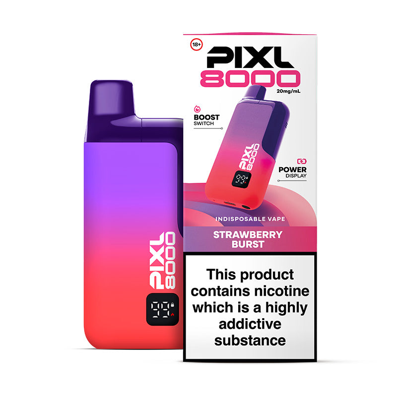 PIXL 8000 Strawberry Burst Prefilled Pod Kit