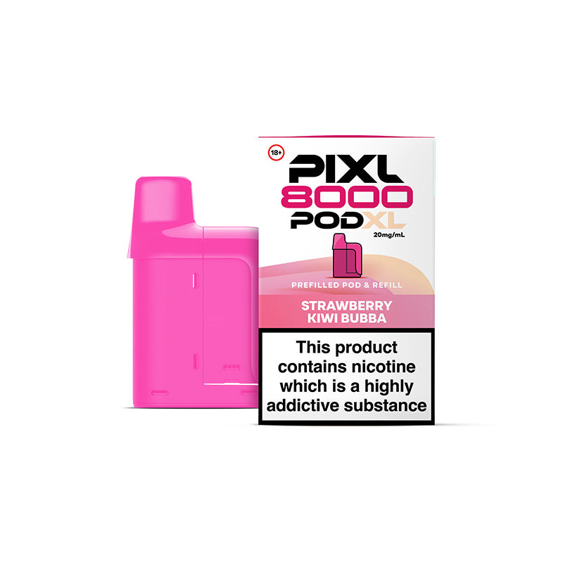 PIXL 8000 Strawberry Kiwi Bubba Prefilled Pod